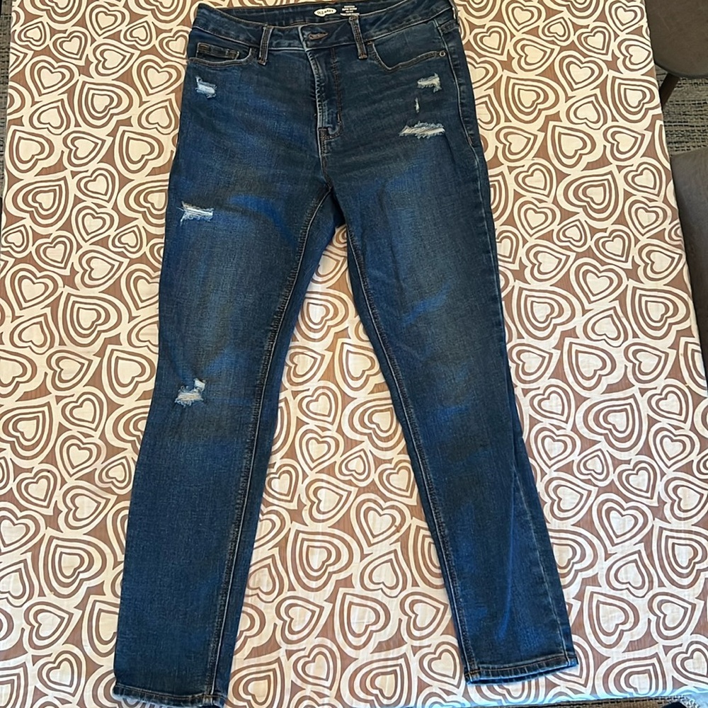 Old Navy Rockstar Super Skinny High Rise with Secret-Slim Pockets | Size 8P